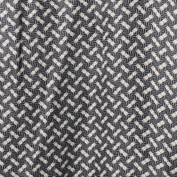 Firethorn Silk Mens Short Sleeve Button Down Shirt Casual Front Pocket Color Bla - Picture 2 of 6